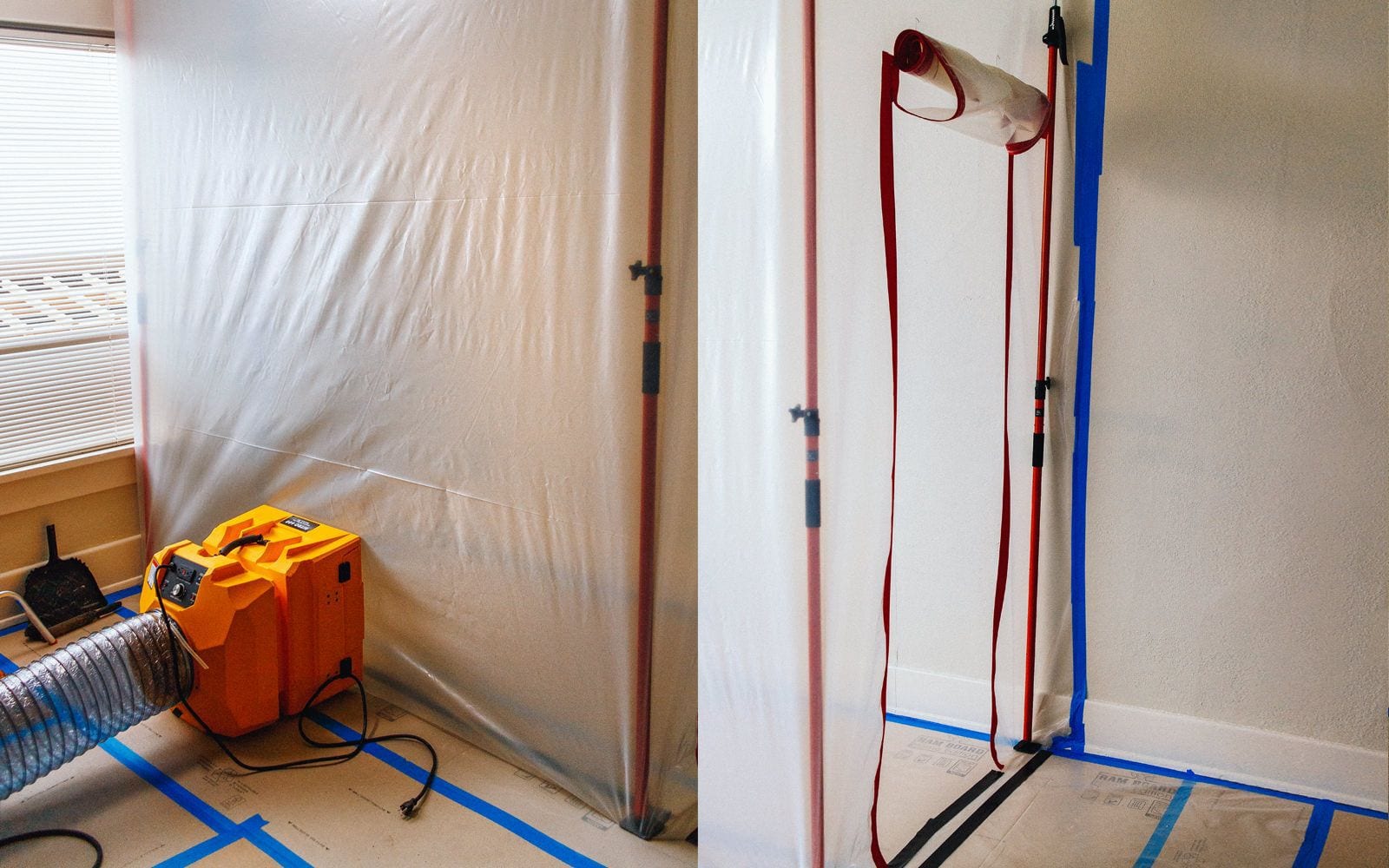 plastic sheeting partitions