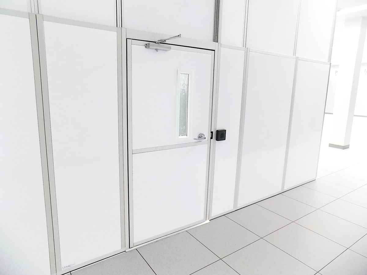 STARC's RealWall protecting sensitive equipment during a data center project.