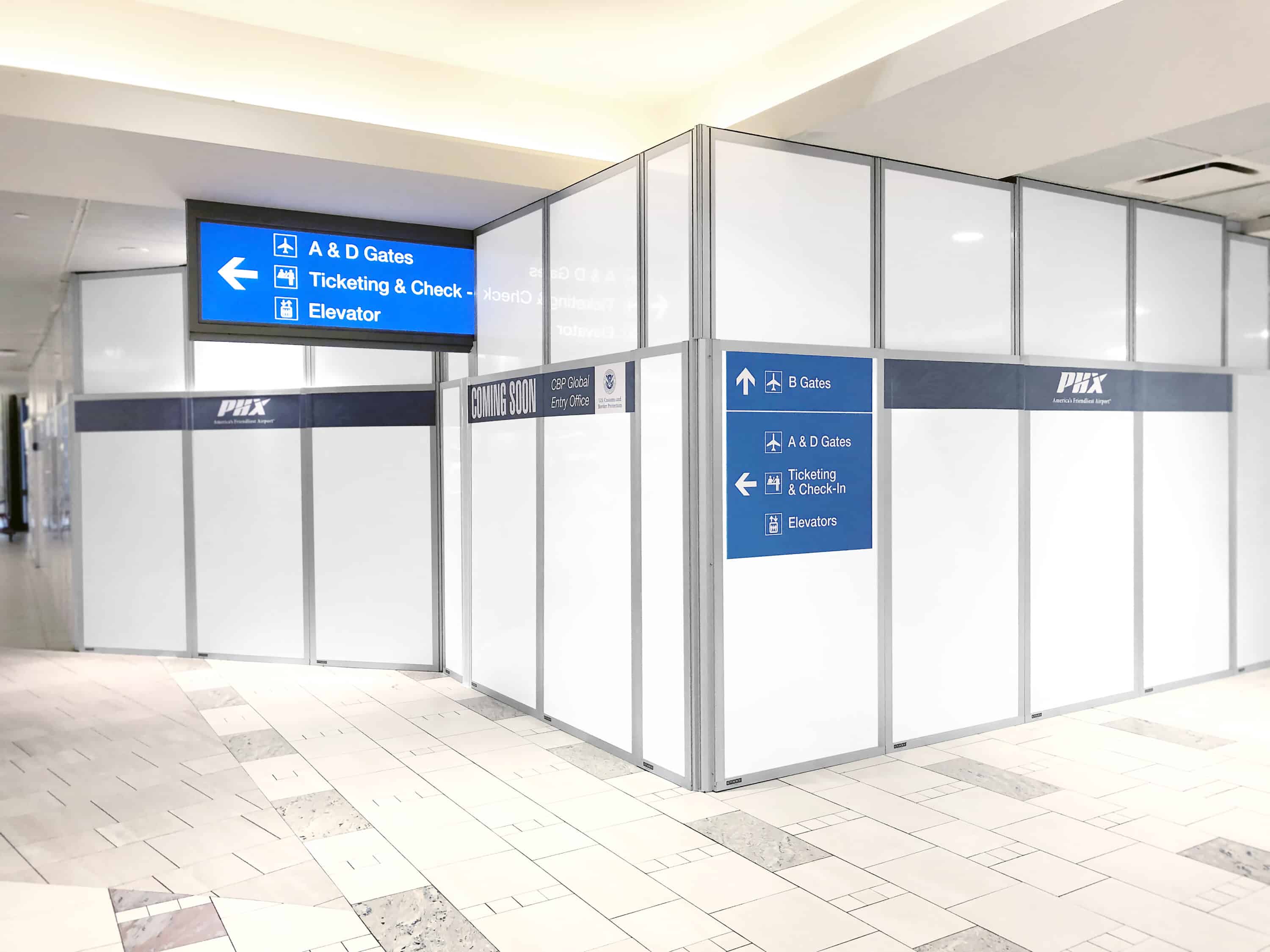 Temporary Construction Walls Boost Airport Renovation Efficiency