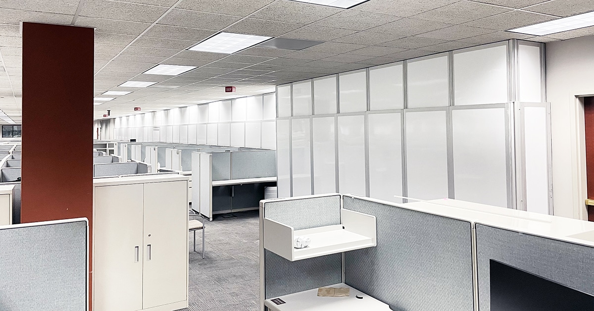 STARC's reusable temporary construction walls are raising standards for commercial renovations.