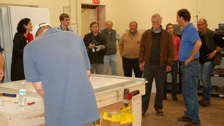 Sen. Angus King Tours TechPlace, Meets STARC