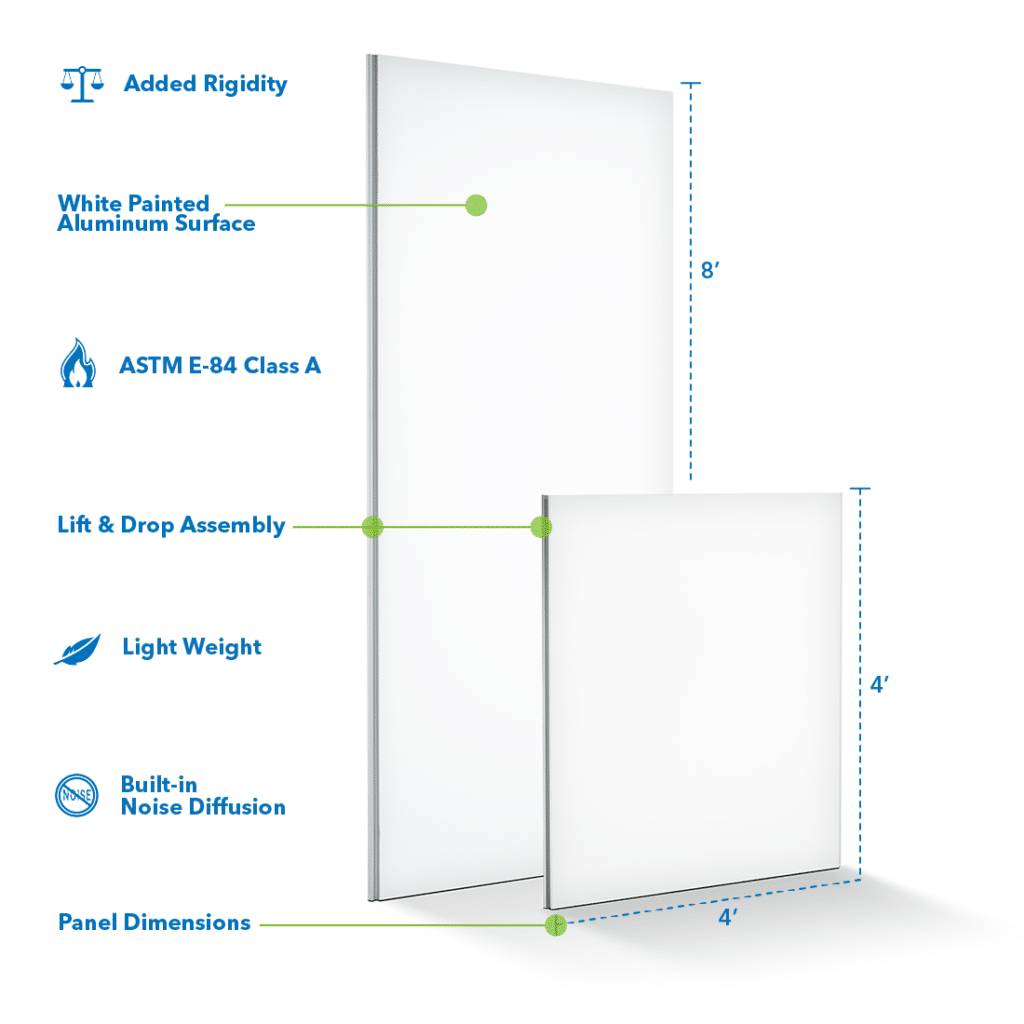 StackBarrier™ Panels | Tall Reusable Modular Wall System