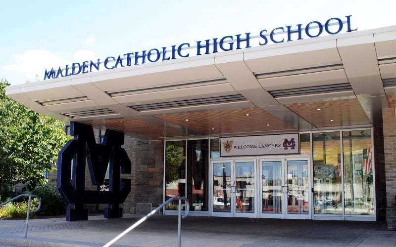 Malden Catholic High School Lobby